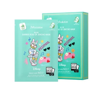 제이엠솔루션 디즈니 셀피 베리어 부활초 마스크 팩 30ml 10매입